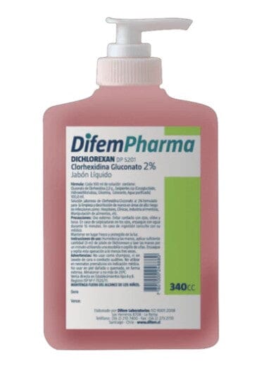 Dichlorexan Jabón Líquido 2% Difem Pharma